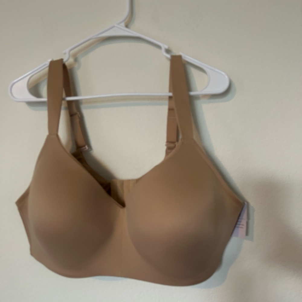 NWT Auden, 44D tan lightly lined wire free bra
